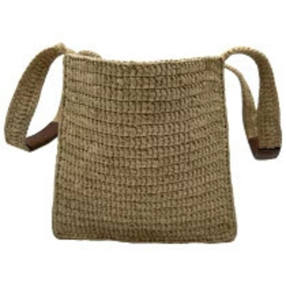 Celine Triomphe Raffia Cube Bag Beige Cream Black Handbag - Picture 4 of 12